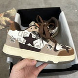 Starlight Vintage Zipper Sneakers-Outfit