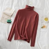 Turtleneck Sweaters 2021 Autumn Winter Sweater Knitted Pullover Long Sleeve Women Sweaters Tops Jumper Pull Femme