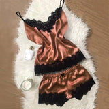 Exploding Pajamas Simulation Silk Pyjamas Large-Size Home Underwear Pajamas Skirt