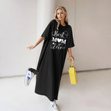 Fashion Wish European Version Of The Big-Size Loose Joom Dress