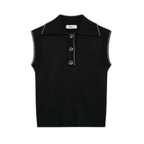 Women's Clothing 2025 Spring New Street Fashion Personality Set Knitted Vest