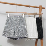 Details Are Good, There Are Libu Lililiang Shorts High Waist Broad Leg Trousers Tight Waist Leisure Light Skin Hot Pants