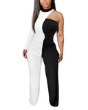 Independent Station New Fashion Printed One-Sleeved One-Sleeved Women's Trousers From Stock-Outfit