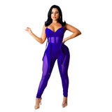 Autumn Mesh Sexy Suspender Trousers