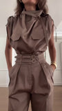 Summer New Personalized Shoulder System Thin Belt Belt Decorative Pants