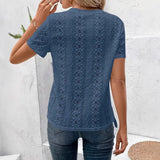 Wish Hot-Solded Empty V-Neck Short-Sleeved Bat Sleeves Thin T-Shirt New