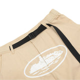 Style CORTEIZ Alcatraz Printing Work Clothes Leisure Shorts High Street Leisure Multi-Pocket Men's And Women's Shorts-Outfit