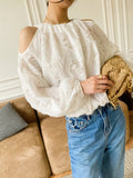 New Women's Clothing Lady Wind Shirt Women's Cheaque Chiffic Shirt French Long Sleeve Design