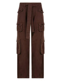 Washed Pocket Patched Cargo Jeans-Outfit