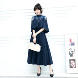 Evening Dress Woman 2025 New Winter Banquet Elegant Temperament Famous Slim Dress Mid-Long Evening