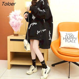 Pullovers Women Korean Style Loose Mid-length Pullover Fashion Irregular Plus Velvet Thicken or Thin Coat Casual