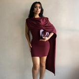Women's Dress 2025 New Fashion Sexy Dress Body Solid Color Flowers Sleeveless Breast Dress