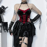 Autumn New Spice Girl Vest Fashion Colour Temperament, Slim Waist Girdle, Neck Girdle And Girdle-Outfit