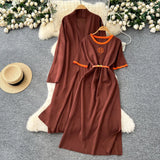 2025 Spring And Autumn New Women's Fashion High-Sleeves Long Sleeve Long Sleeve Coat Two-Sleeve