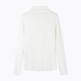 Toloer Turtleneck Bottom Shirt Women Autumn And Winter Pure Color Long Sleeve T-Shirt Women's New Korean Version Slim Slim Versatile