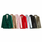 Winter 792025W0 Street Fashion New Temperament 25 Suit Jacket Women's