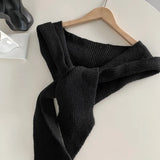 Hooded Shawl Autumn Winter Warm Scarf Hat Scarf for Women