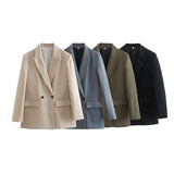 Homemade New Women's Clothing Seam-Sleeding Casual 4-Colored Suit