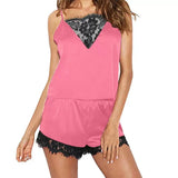 Stylish And Comfortable Lace Lace Pajamas Set