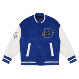 Retro Letter Embroidery Jackets Coats Women's Street Hip Hop Heavy Industry Baseball Uniform Couple Trend Loose