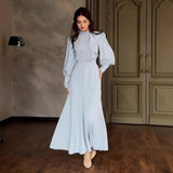 New Women's Temperament Elegant Irregular Thin Splicing