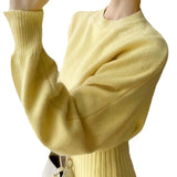 And Winter Korean Version Of Lazy Sweater Women Loose Chic Hoodie Top Two Sets Of Knitted Sling Vest