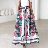 Wish Explosion Summer High Waist Tight Waist Loose Long Dress Dress Half Skirt