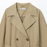 Feng 2025 New Fashion Temperament Female Assembly Belt Long Wind Coat
