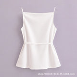 Homemade New Women's Dress Three-Color Jewison-Selecting Soft Blouse Wide Leg Trousers