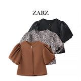 Homemade New Women's Classic Fashion Spring Fashion Casual Bubble Sleeve