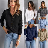 Toloer Color Sweater Women's Single Breasted Lapel Long Sleeve Loose Casual Bottom Jacket Autumn Winter New-Outfit