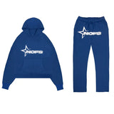 Shangchao Brand NOFS Letter Printed Sports Suit Men's Hip-Hop Street Loose Couple Suit-Outfit