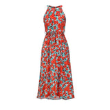 Women's Dress New Summer Sexy Fashion Milk Silk Print Floral