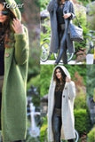 Long Knitted Cardigan Women Tops Vintage Solid Elegant Loose Soft Sweater Coat Korean Fashion Streetwear
