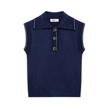 Women's Clothing 2025 Spring New Street Fashion Personality Set Knitted Vest