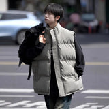 Cotton Vest Men's 2025 New Winter Shoulder Warm Boys Vest Cotton
