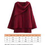 Women's Autumn New Asymmetric Scarf Short Loose Knit