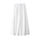 Summer Blended Vest 8056586 Pleated Pants 2365586-Outfit