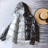 Real Fur Collar Loose Winter Down Coat Women Puffer Female Warm Autumn Feather Jacket For Girl Parka Coats Outerwear