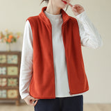 Toloer Autumn And Winter New Mother Dress Rocking Velvet Horse Clip Warm Casual Coat Women Fashion Shoulder Vest