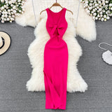 Women's Summer New Sexy Kinesith Heart-Scuttered Fashion Two-Pin Knitted