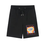 Street Tide Shorts Star Castle Alphabet Printed Leisure Shorts Men's Personality Sports Shorts Summer-Outfit