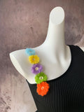 Toloer Color Lemon Yellow Vest Female Dopamine Wear With Stereo Flower Sling Handmade Hook Flower Diagonal Shoulder