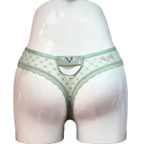 V Drowsing Hollow Lady T-Shirt T-Shirt Lace Trousers Love Lace Cotton Crotch Large-Size Thong Trousers Low-Rise