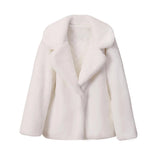 Long Faux Fur Coat-Outfit