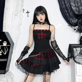 Summer New Sexy Hot Girl Blouse Women's Dress Dark Fashion Five-Pointed Star Suspenders Vest Girl-Outfit
