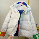 2022 Women Oversized Jacket Winter Thick Hooded Cotton Padded Coats Female Korean Puffer Parkas Ladies Oversize