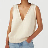 Toloer And Autumn New Women's Knitted Vest Small Vest Women's Sleeveless