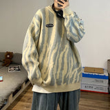 2021 Autumn winter sweater men's Hip hop flame long sleeve Black green khaki loose pullover Harajuku O-neck sweater men