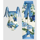Toloer One-Piece Bikini Suit Women's Bikini Three-Piece